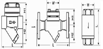 膜盒式疏水閥結構圖 膜盒式疏水閥結構圖
